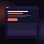 Illustration of a landing page wireframe with headline, CTA, benefits and proof labelled