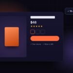 Illustration of a Shopify product page with price, rating, variants and add to cart button
